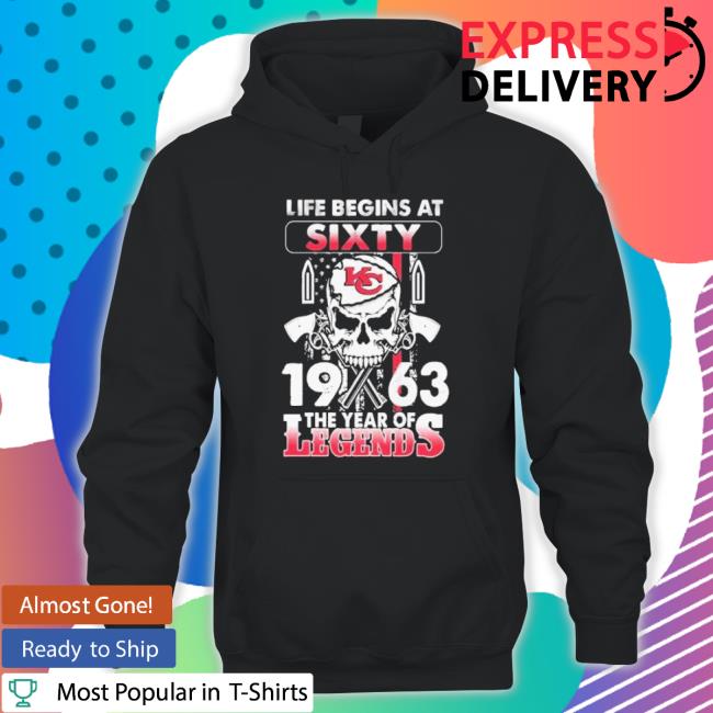 Life Begins At Sixty Kansas City Chiefs 1963 The Years Of Legends Shirt Life Begins At Sixty Kansas City Chiefs 1963 The Years Of Legends Shirt