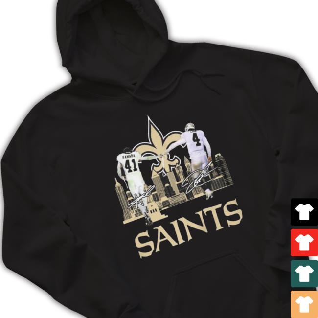 New Orleans Saints Alvin Kamara And Derek Carr Signatures shirt New Orleans Saints Alvin Kamara And Derek Carr Signatures shirt