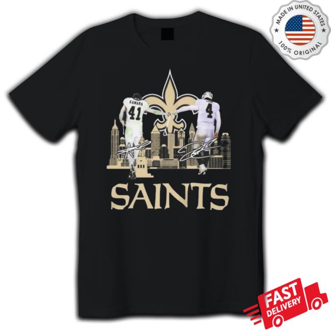 New Orleans Saints Alvin Kamara And Derek Carr Signatures shirt New Orleans Saints Alvin Kamara And Derek Carr Signatures shirt
