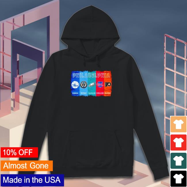 Philadelphia 76Ers Union Eagles Phillies Flyers Logo shirt, hoodie, tank top, sweater and long sleeve t-shirt Philadelphia 76Ers Union Eagles Phillies Flyers Logo shirt, hoodie, tank top, sweater and long sleeve t-shirt