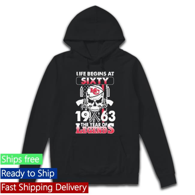 Life Begins At Sixty Kansas City Chiefs 1963 The Years Of Legends Shirt Life Begins At Sixty Kansas City Chiefs 1963 The Years Of Legends Shirt