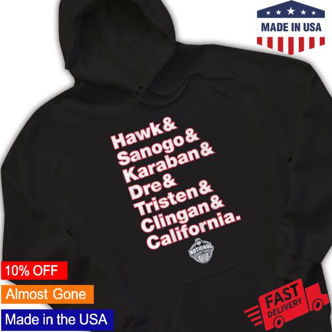 Uconn Basketball Hawk & Sanogo & Karaban & Dre & Tristen & Clingan & California Shirt Uconn Basketball Hawk & Sanogo & Karaban & Dre & Tristen & Clingan & California Shirt