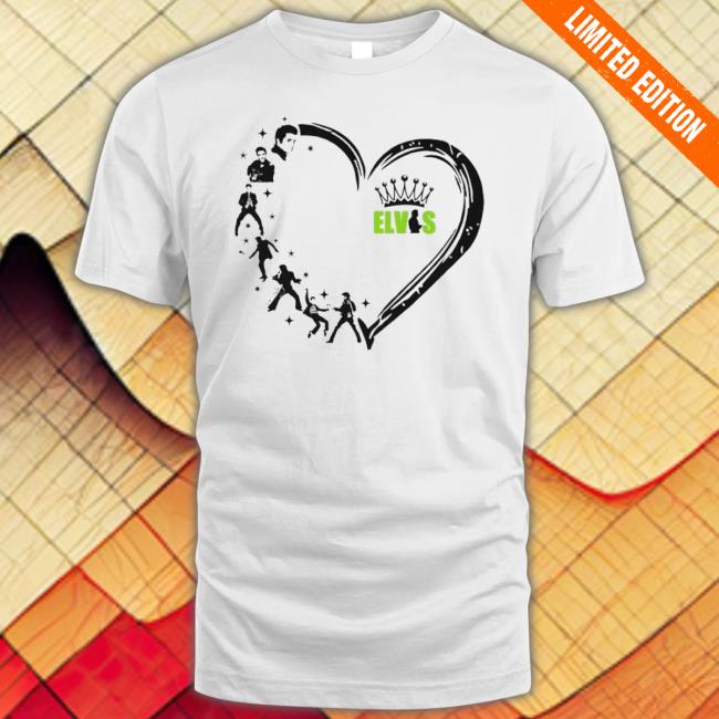 King Elvis Presley Heart 2023 Shirt King Elvis Presley Heart 2023 Shirt