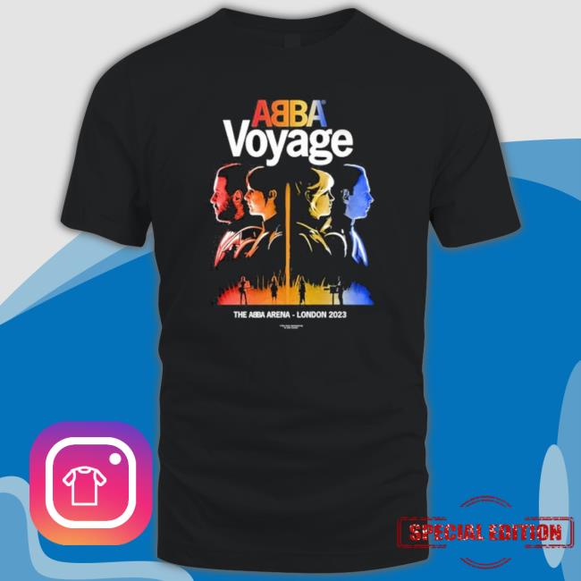 Abba Voyage 2023 Side Profile A3 Event shirt Abba Voyage 2023 Side Profile A3 Event shirt