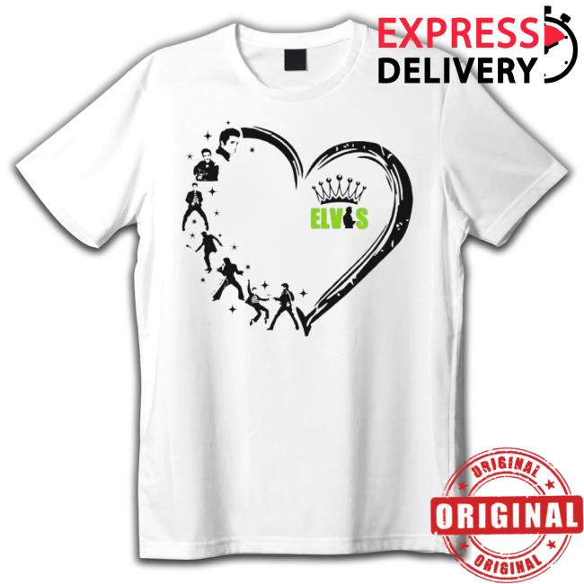 King Elvis Presley Heart 2023 Shirt King Elvis Presley Heart 2023 Shirt