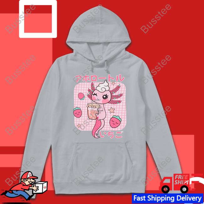 Michelle Otter Strawberry Axolotl Tee Shirt Michelle Otter Strawberry Axolotl Tee Shirt