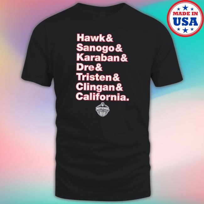 Uconn Basketball Hawk & Sanogo & Karaban & Dre & Tristen & Clingan & California Shirt Uconn Basketball Hawk & Sanogo & Karaban & Dre & Tristen & Clingan & California Shirt