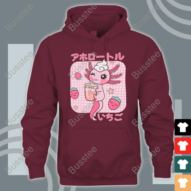 Michelle Otter Strawberry Axolotl Tee Shirt Michelle Otter Strawberry Axolotl Tee Shirt