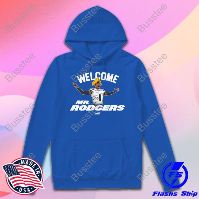 Welcome Mr. Rodgers Sweatshirt Smack Apparel Welcome Mr. Rodgers Sweatshirt Smack Apparel