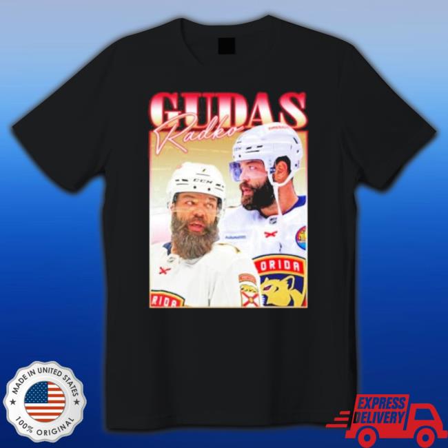 Official Florida Panthers Radko Gudas Signatures 90S Style shirt Official Florida Panthers Radko Gudas Signatures 90S Style shirt