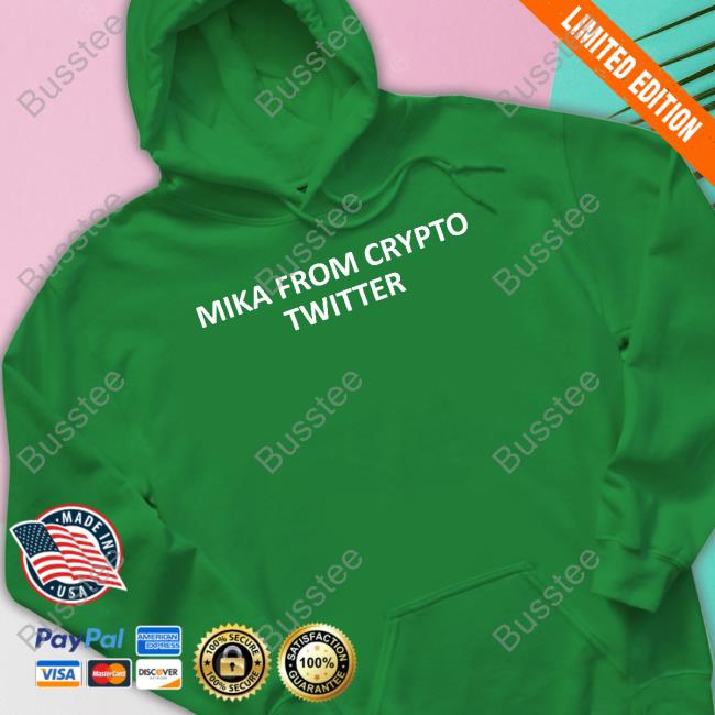 Mika From Crypto Twitter Unisex Sweatshirt Mika From Crypto Twitter Unisex Sweatshirt