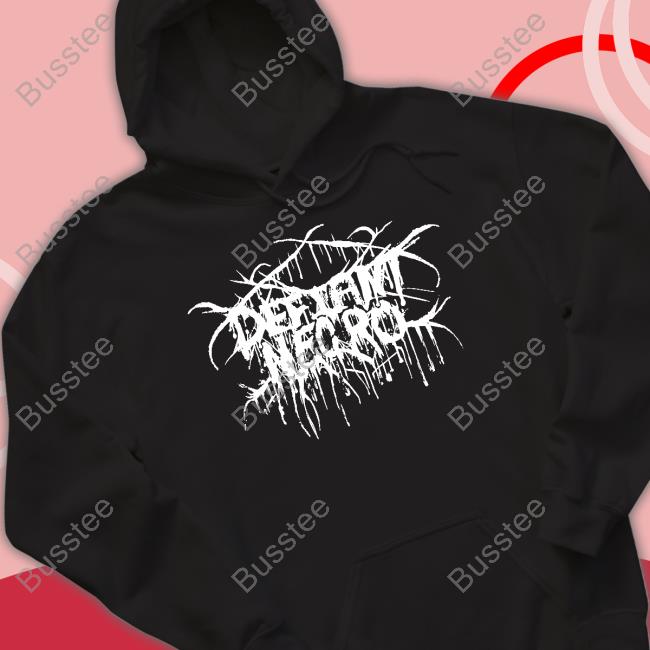 Defiantnecro Band Logo Hoodied Sweatshirt Defiantnecro Band Logo Hoodied Sweatshirt