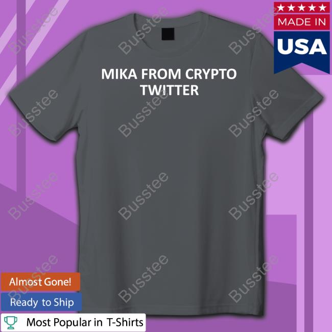 Mika From Crypto Twitter Unisex Sweatshirt Mika From Crypto Twitter Unisex Sweatshirt