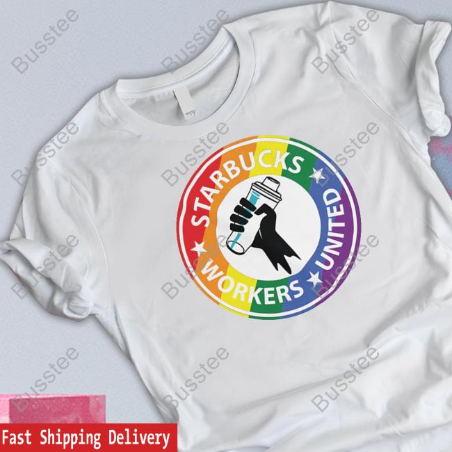 Starbucks Workers United Pride Logo Shirt Starbucks Workers United Pride Logo Shirt