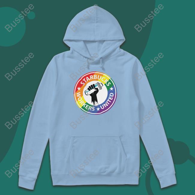 Starbucks Workers United Pride Logo Shirt Starbucks Workers United Pride Logo Shirt