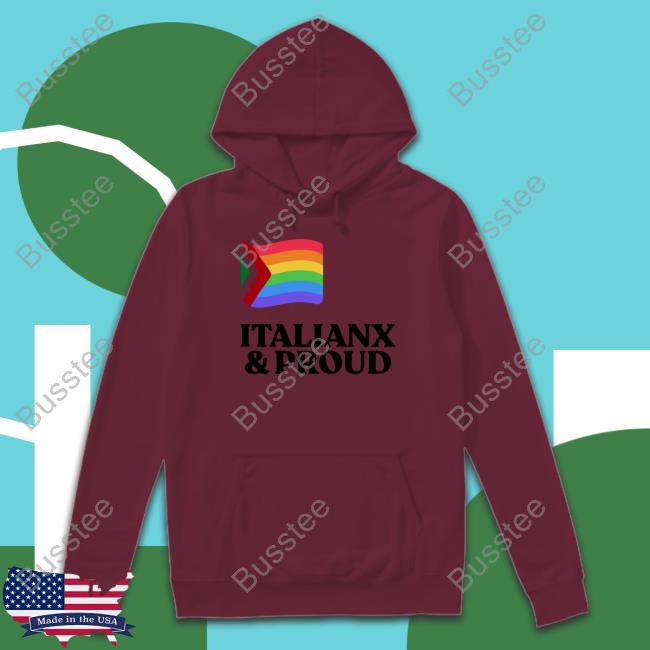 Pandershirts Shop Italianx & Proud Tee Shirt Pandershirts Shop Italianx & Proud Tee Shirt