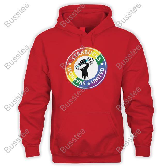 Starbucks Workers United Pride Logo Shirt Starbucks Workers United Pride Logo Shirt