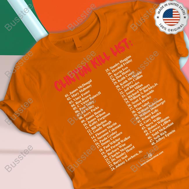 Telosarchive Clinton Kill List Tank Top Telosarchive Clinton Kill List Tank Top