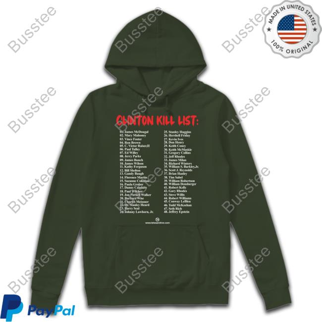 Telosarchive Clinton Kill List Tank Top Telosarchive Clinton Kill List Tank Top