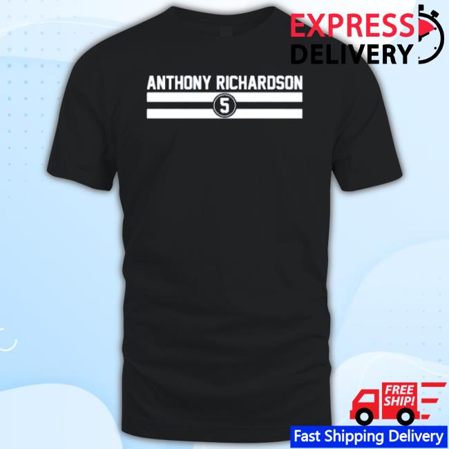 Trending Anthony Richardson Name Number Stripe Shirt Trending Anthony Richardson Name Number Stripe Shirt