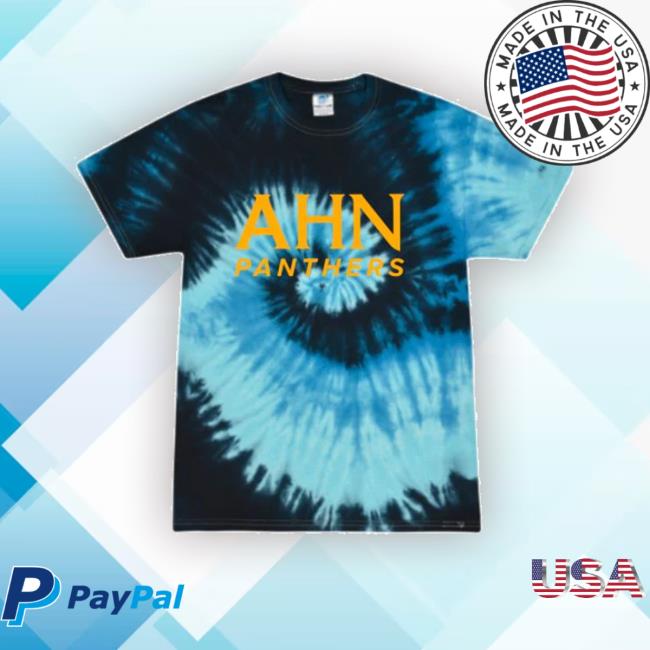 Ahn- Panthers Tie Dye Tee Shirt Ahn- Panthers Tie Dye Tee Shirt