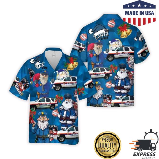 Nassau County Police Department County, New York Christmas Hawaiian New Shirt