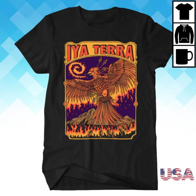Official Iya Terra Merch Iya Rising Phoenix Shirt 2023 Black