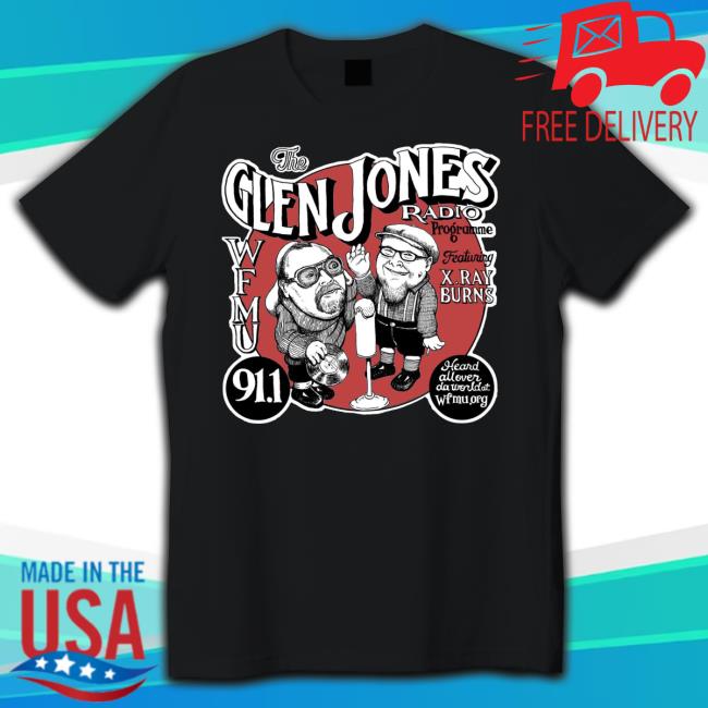 Wfmu Merch Glen Jones And X-Ray Burns 2020 Tee