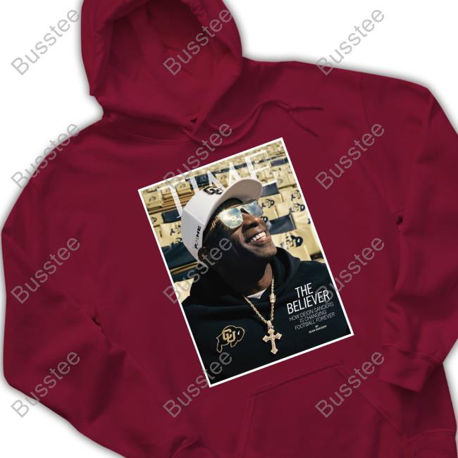 Coach Prime Is On The Cover Of Time Magazine Long Sleeved T-Shirt