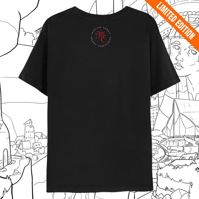 Official Mariah Carey Merch Store Shop Holiday Snowglobe Short Sleeve Shirt New MariahCarey Official Mariah Carey Merch Store Shop Holiday Snowglobe Short Sleeve Shirt New MariahCarey