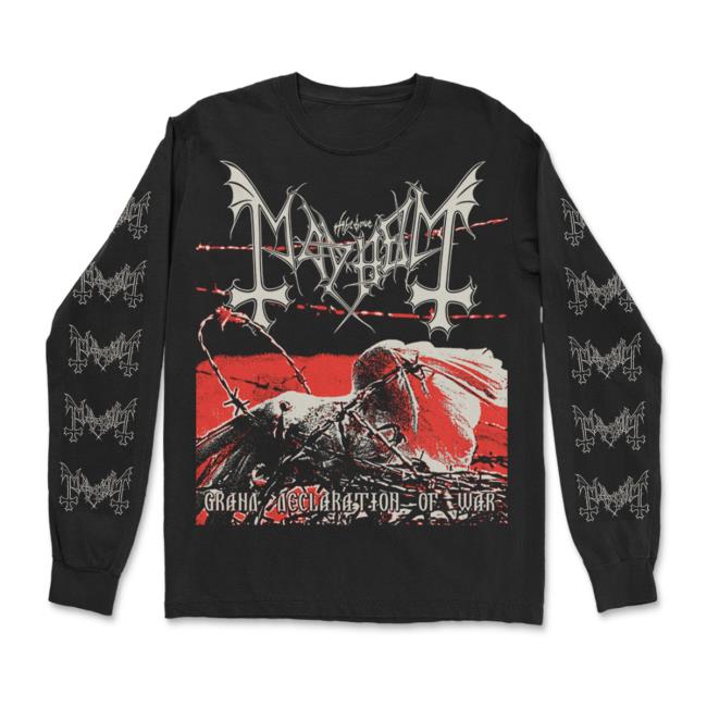 Official Kings Road Merch Store Grand Declaration Of War Sweaters (Black) Mayhem Kingsroadmerch