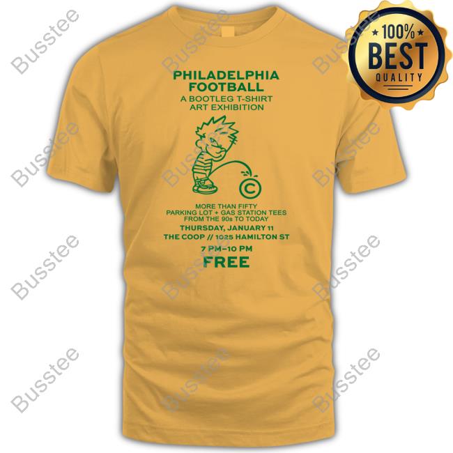 Philadelphia Football A Bootleg T Shirt Art Exhibition Tee Shirt