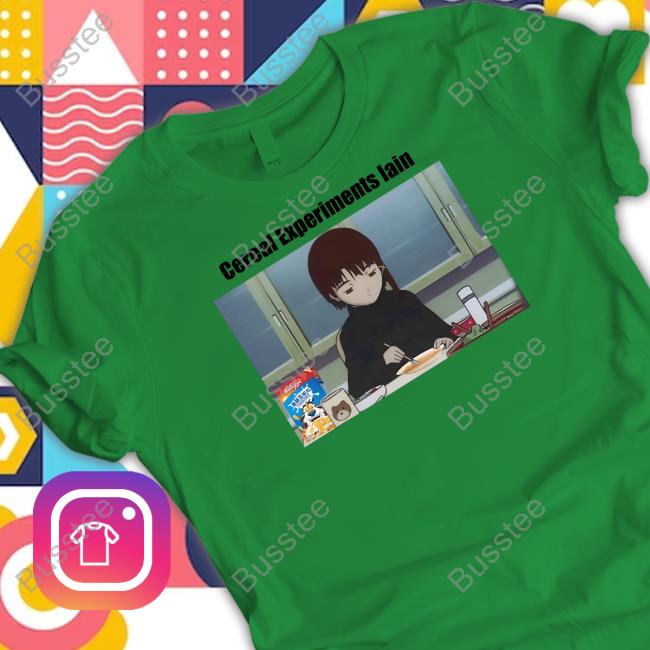 Goofyahhtees Merch Cereal Experiments Lain Sweatshirt