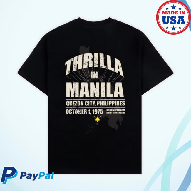 Official Shoe Palace Sp X Muhammad Ali Thrilla In Manila Shirt Shoepalace Shop