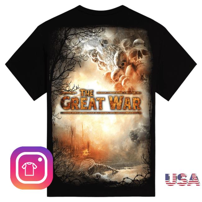 Official Sabaton Merch Store Sabaton The Great War Top Shirt Sabaton Shop