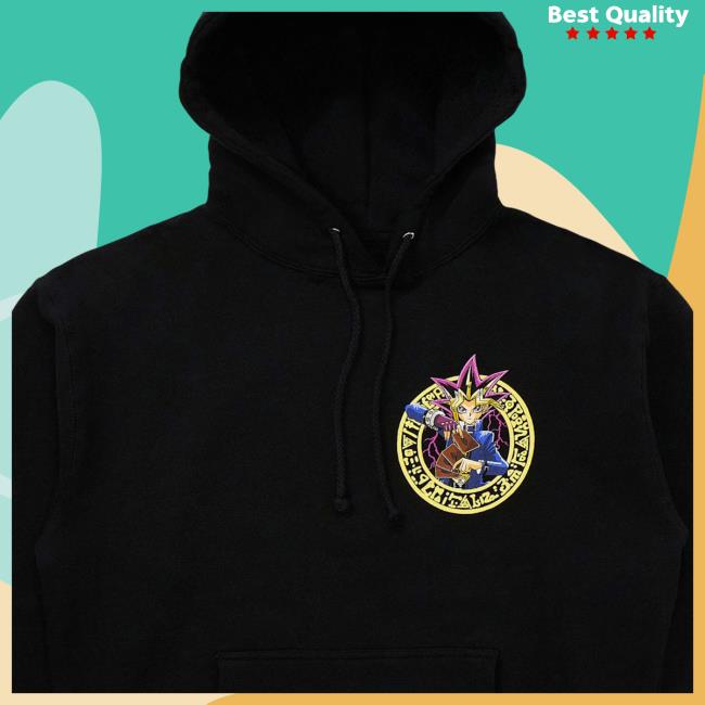 Official Hypland Clothing Merch Store Hypland Yugioh Yugi Monsters Hooded Sweatshirt (Black)