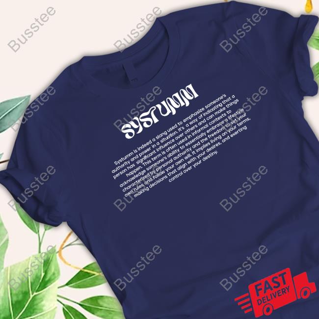 Systumm Typo Long Sleeve T Shirt
