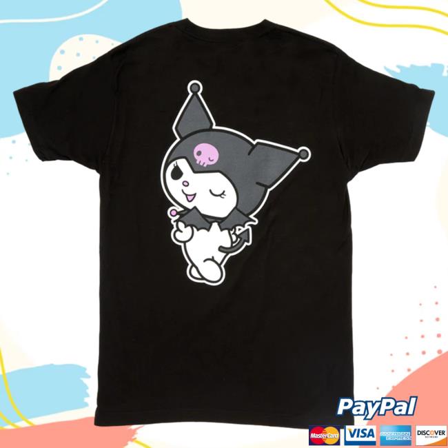 Official Sanrio Apparel Clothing Merch Store Shop Kuromi Sanrio Original Graphic Tshirt