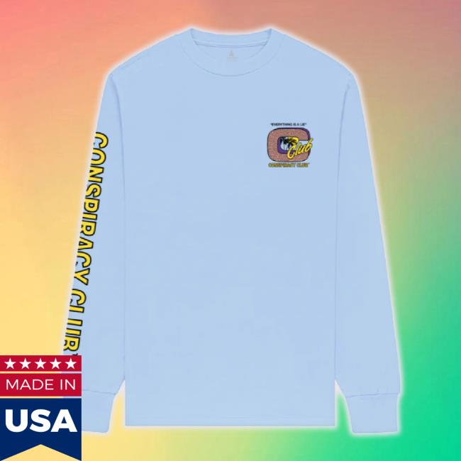 Official Shanedawson Merch Store 'Everything Is A Lie' Light Blue Tee Shanedawsonmerch Shop