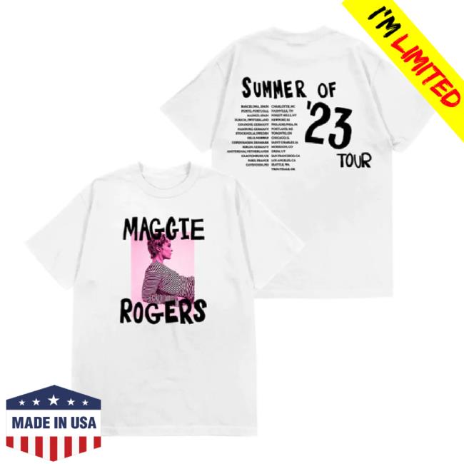 Official Maggie Rogers Store Merch Summer Of '23 Tour Long Sleeve Tee Maggierogers Shop