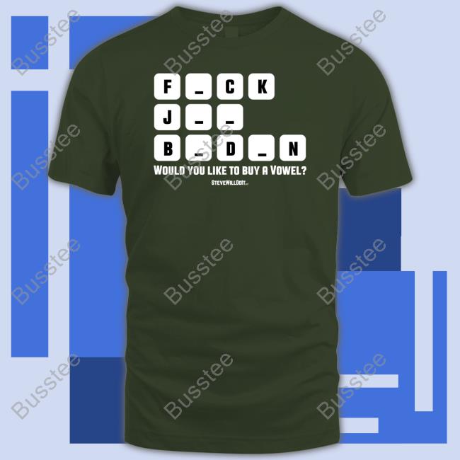 Stevewilldoit Would You Like To Buy A Vowel Tee Shirt