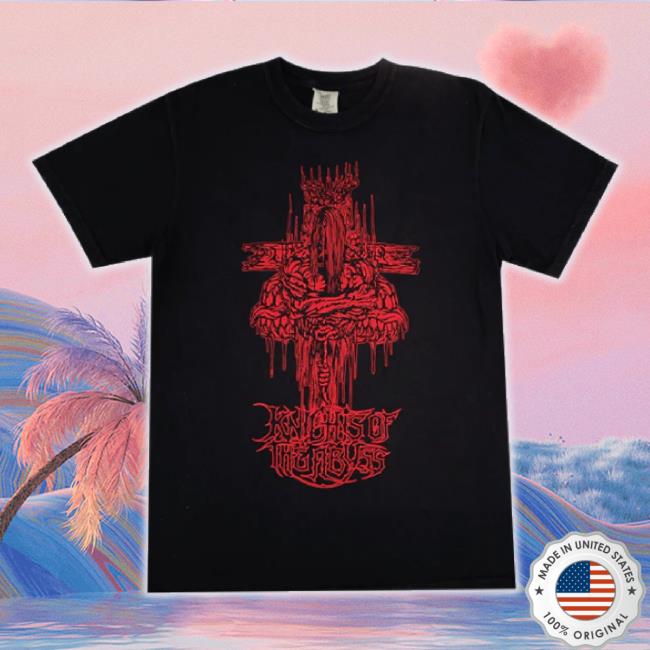 Official Hello Merch Store Knights Of The Abyss Red Death Cross Classic Shirt Hellomerch Shop