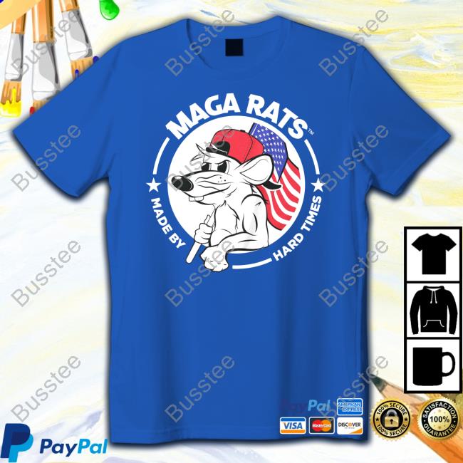 Maga Rats Made By Hard Times Logo Tee Shirt