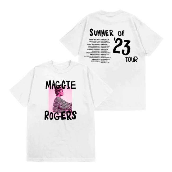 Official Maggie Rogers Store Merch Summer Of '23 Tour Shirt Maggierogers Shop