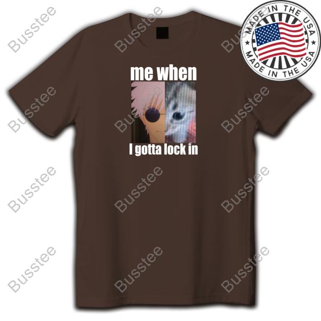 Goofyahhtees Gojo Me When I Gotta Lock In Tank Top