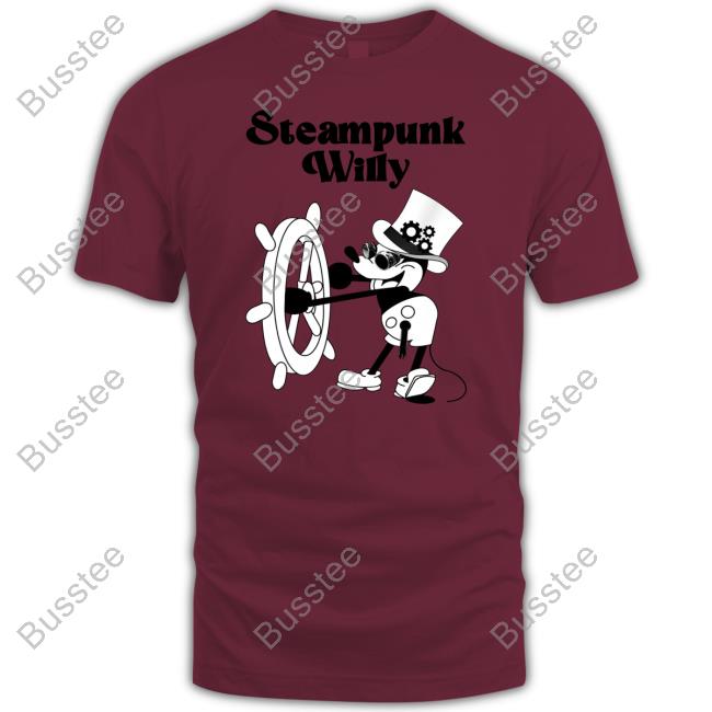 Doublethreatpod Steampunk Willy Mouse T-Shirt