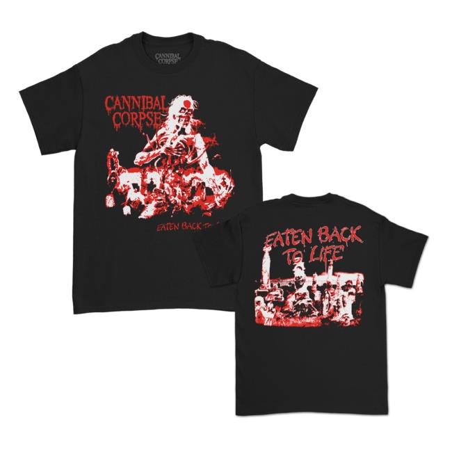 Trending Cannibal Corpse Merch Store Eaten Back To Life Alternate Tee (Black) Cannibalcorpse Shop