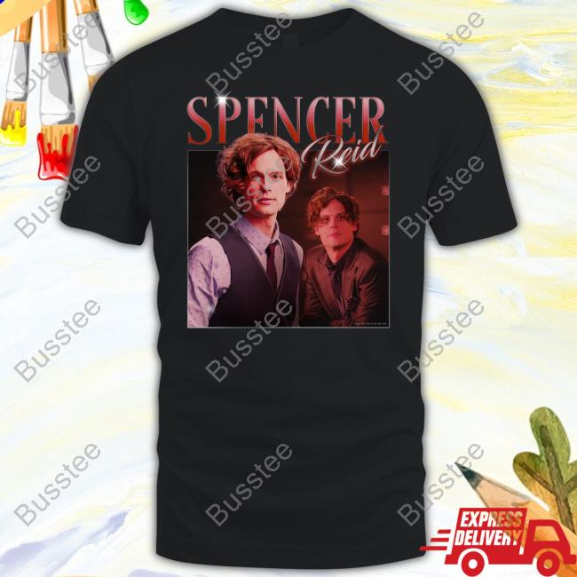 Spencer Reid 80's Retro Tee Shirts