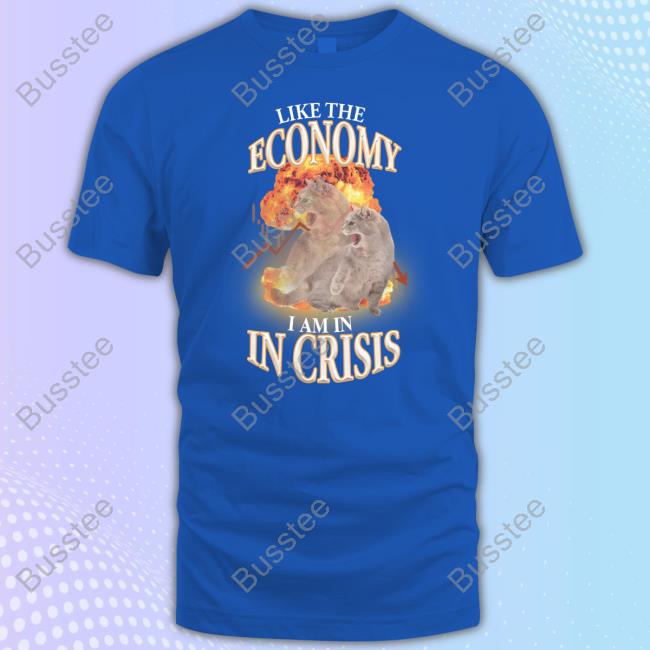 Gotfunny Merch Like The Economy I Am In Crisis Hooded Sweatshirt