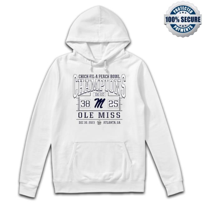 Original Ole Miss Rebels 2023 Peach Bowl Champions Sweaters